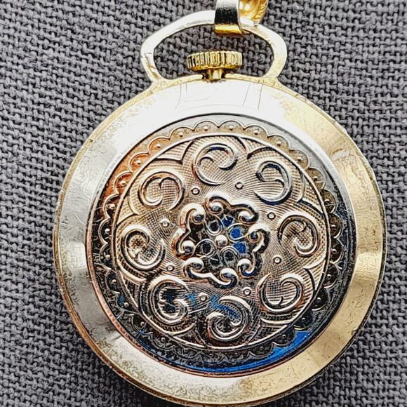 Vintage 1960s Norbee Swiss Made Antimagnetic Working Windup Pendant Watch - Picture 5 of 6